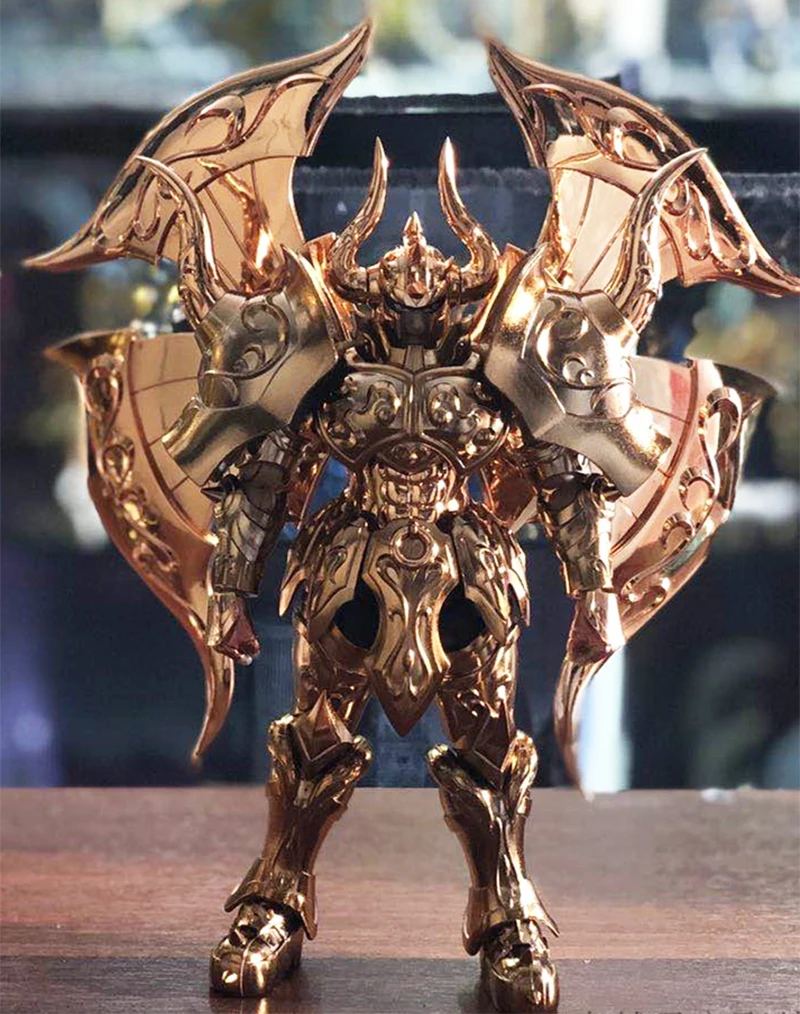 JM.MST JModel Saint Seiya Myth Cloth EX Soul of God SOG Taurus Aldebaran Gold Ver Knights of the Zodiac Anime Action Figure Toy