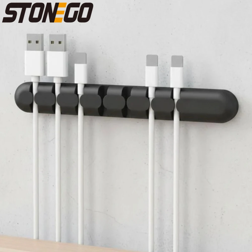 

Многофункциональный органайзер для кабелей с 7 слотами, самоклеящийся держатель для проводов, идеально подходит для компьютерных и электрических кабелей, для использования в офисе, дома и автомобиле.