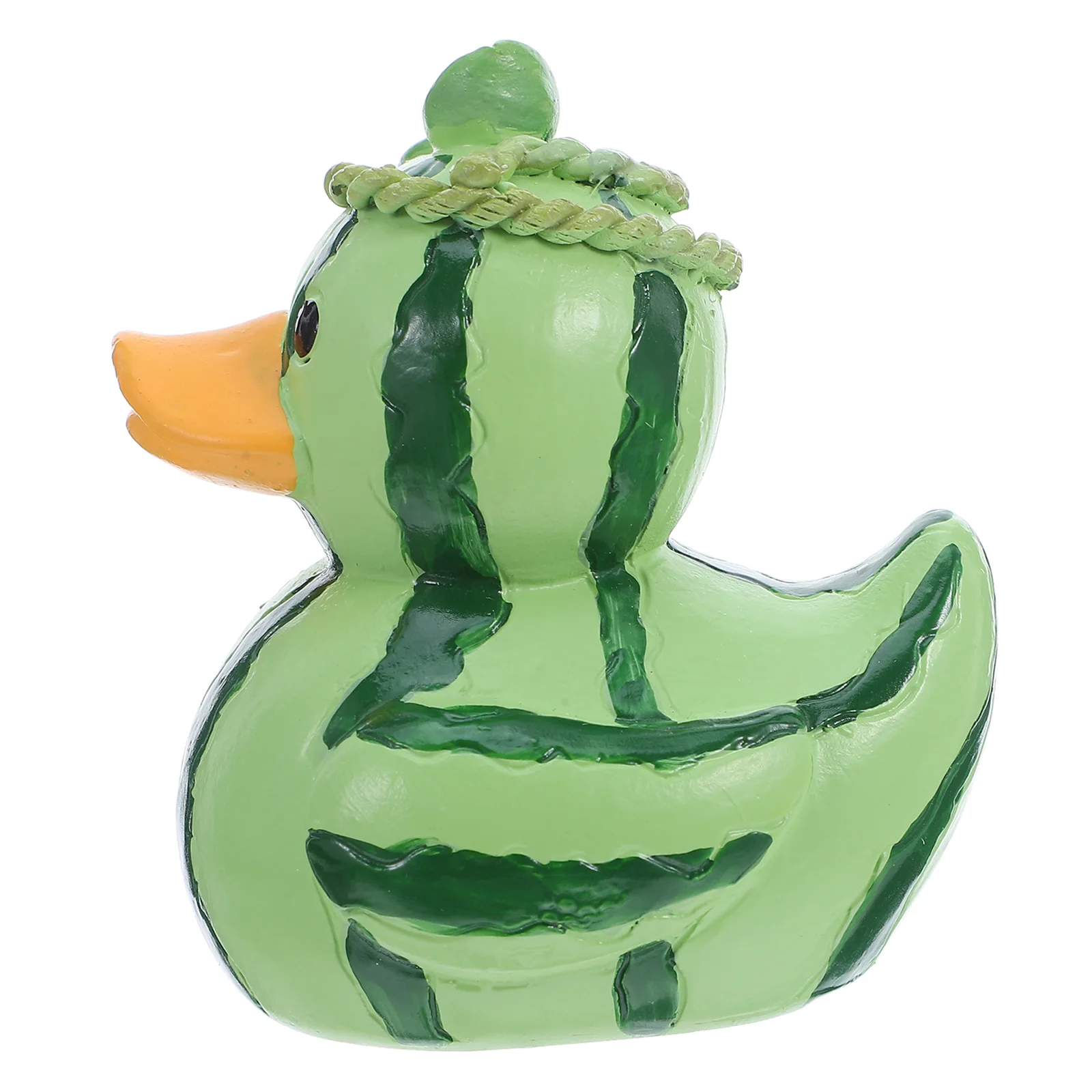 

Creative Duck Sculptures Watermelon Statue Beach-themed Decorative s Synthetic Resin Birthday Party Ducks for Parties