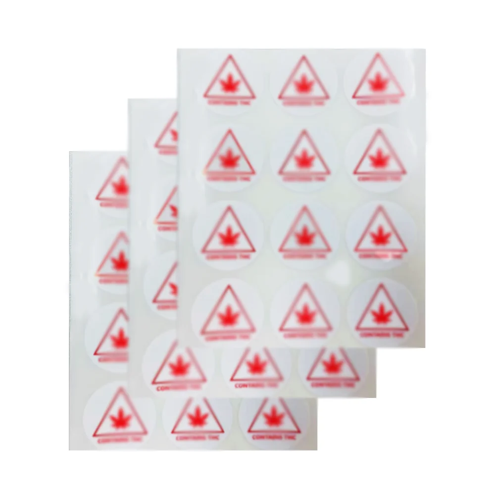 504Pcs Contains T C Crafting Stickers  Warning Tags 1*1Inches