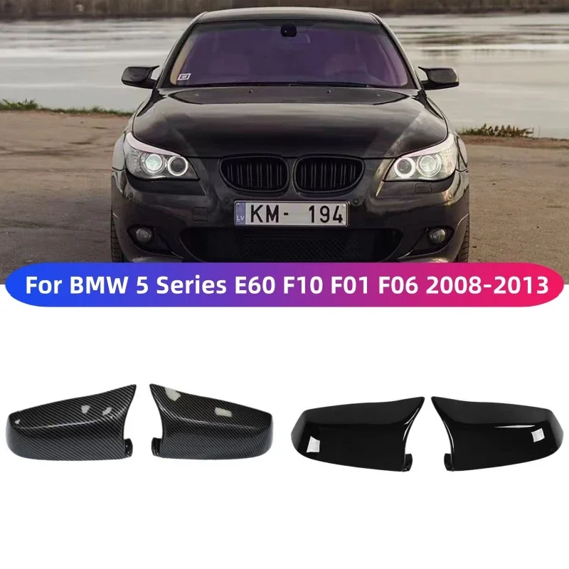 

For BMW 5 6 7 Series E60 E61 E63 E64 F06 F07 F10 F11 F13 F01 Car Wing Side Rear view Mirror Cover Cap 2008-2013