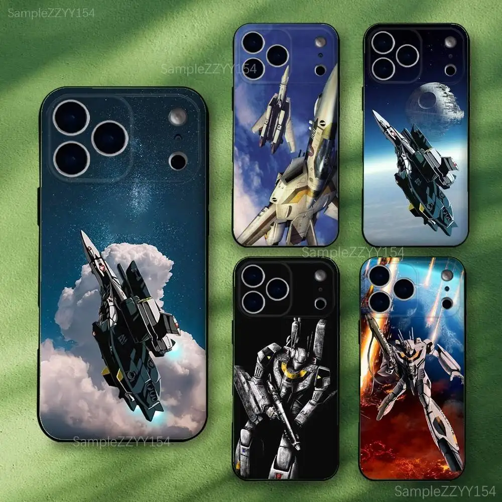 Funda de teléfono R-Robotech Anime Macross para 15,16,17,13,14,11,12,Pro,Max,Plus,E,Air,Mini, funda suave de silicona a prueba de golpes