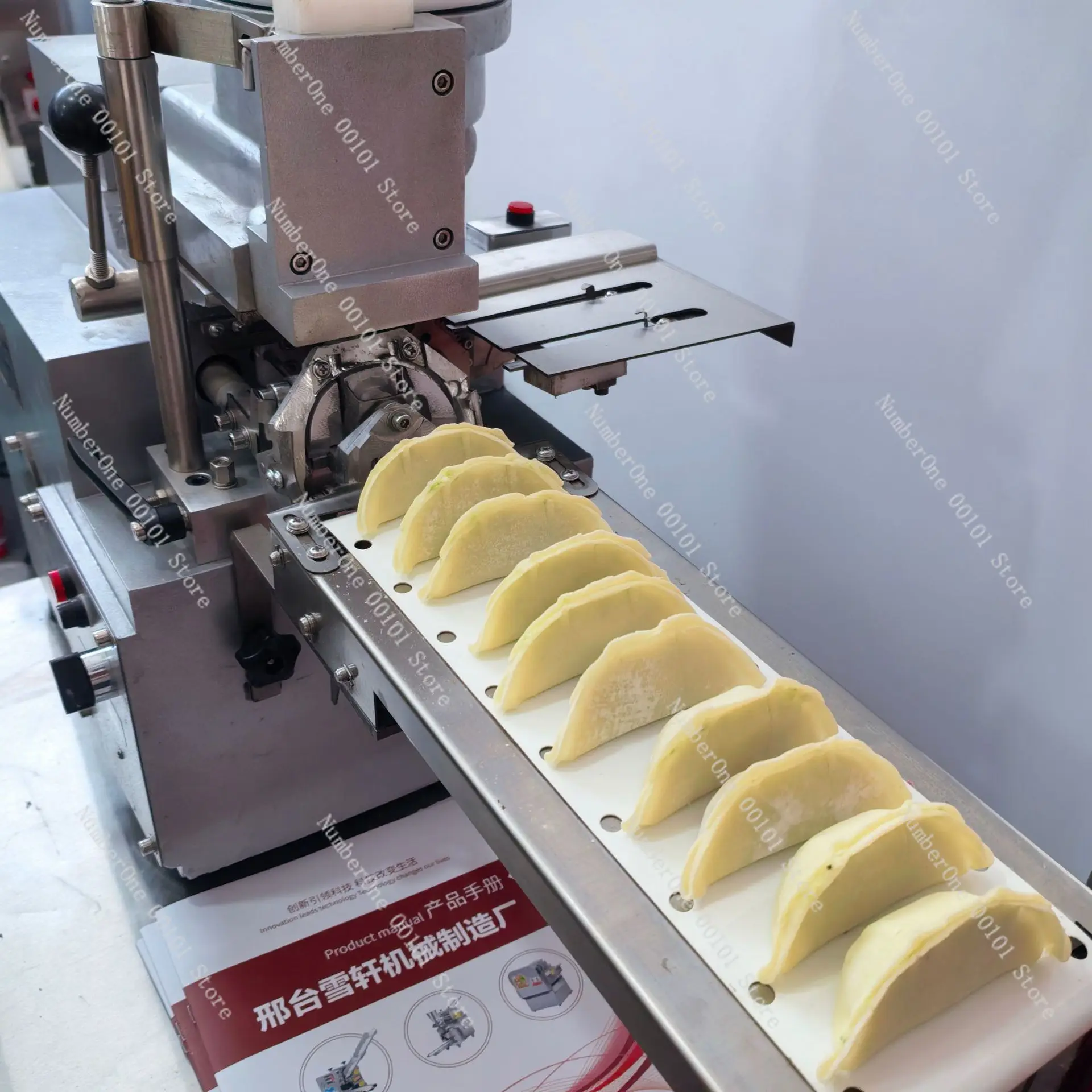 Commercial japanese-style semi-automatic dumpling maker - small desktop steamed & pan-fried dumpling machine - export-quality