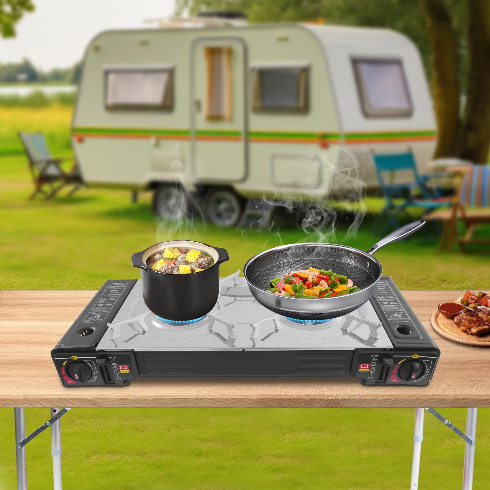 

Butane Camping Stove Camping Stove with Portable Case Portable Camping Stove