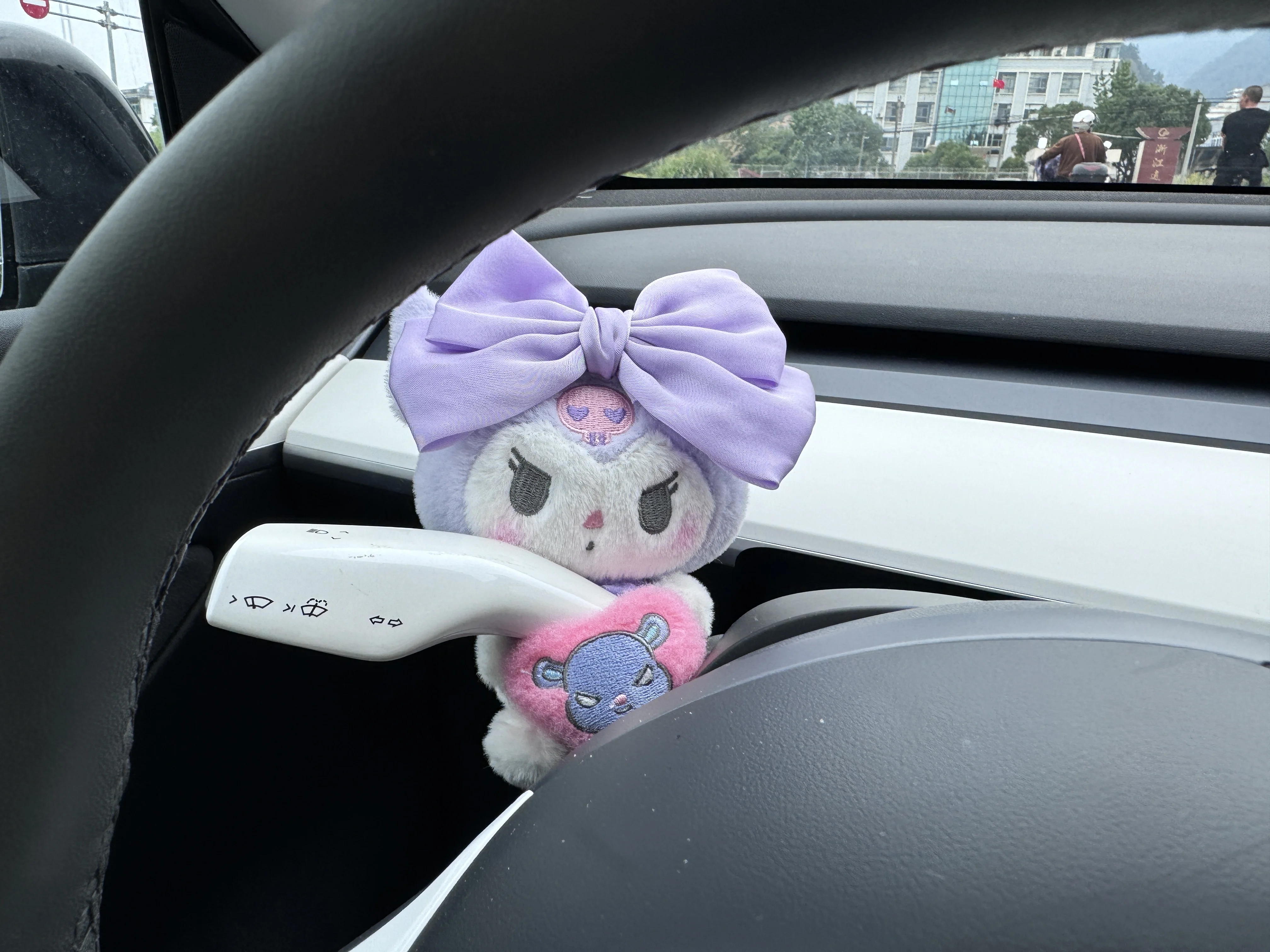 Sanrio Anime Melody Cinnamoroll Kuromi Fender Decoration  Kirby Steering Lights Wiper Wye Shield Ornaments Car Accessories