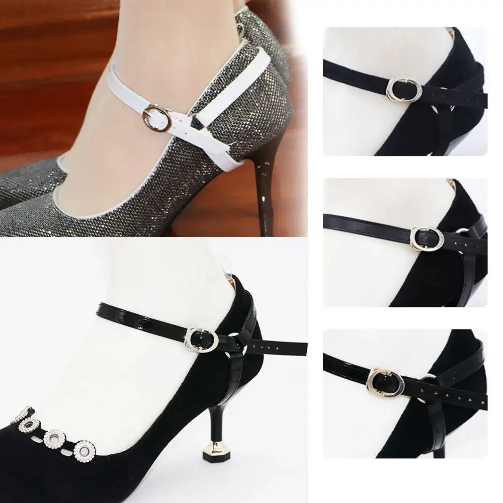 

Women Shoe Accessories Adjustable Bundle Shoelace Anti-skid Shoes Belt High Heels Holding Ankle Shoe Tie