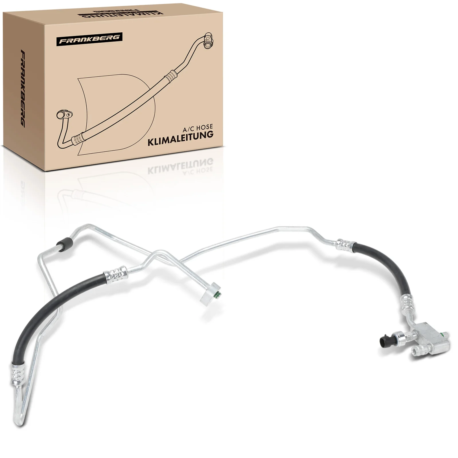 Climatiseur Frankberg 1x haute pression pour Fiat Ducato Bus Plateforme/Châssis 1378550080 1620300280