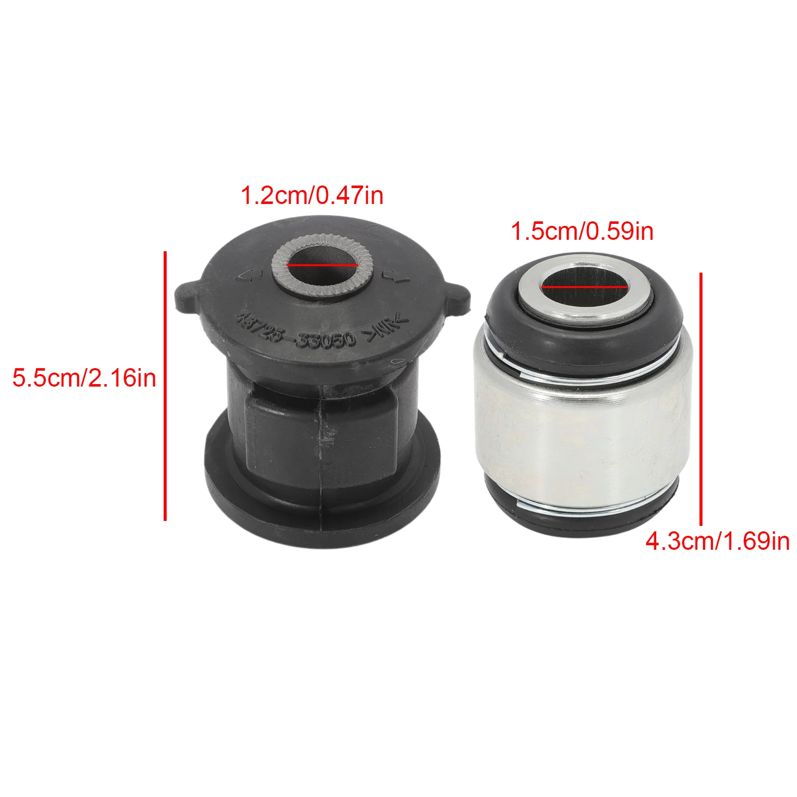 6 PCS Rear Arm Knuckle Bushings for Avalon Camry Carina Corona Curren Harrier Highlander Kluger