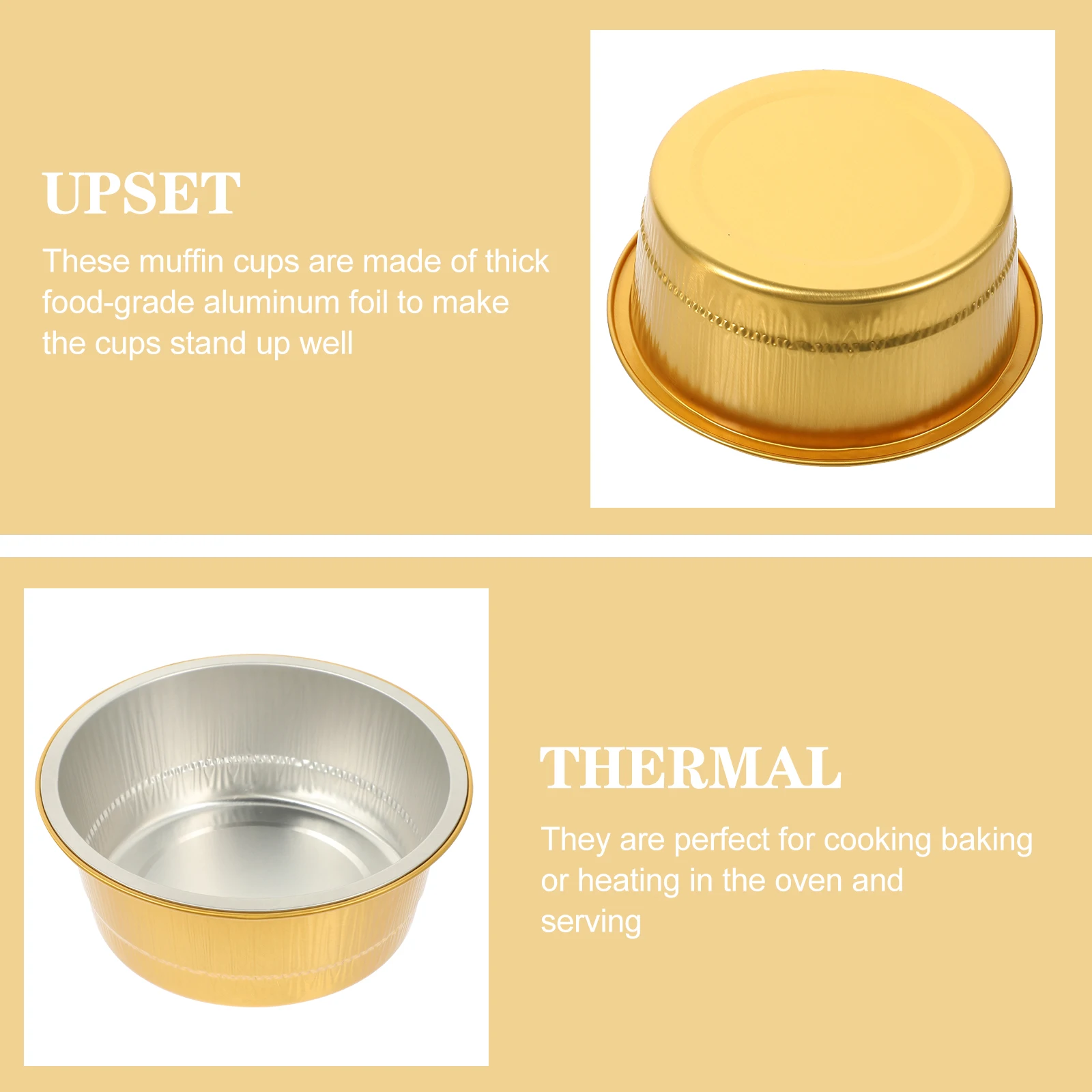

10pcs Aluminum Foil Cake Bowls Round Pans Thickened Food Container Camping Grill Box Baking Party Storage Outdoor BBQ