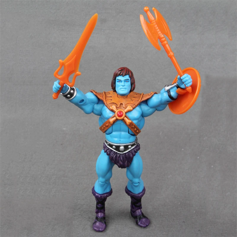 ของแท้อะนิเมะFaker He-Man Master Of The UniverseคลาสสิกHeman Faker 6 นิ้วหลวมAction Figureของเล่นสต็อก