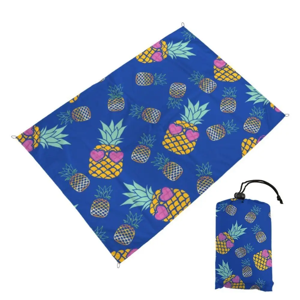 초박형 포켓 캠핑 매트 휴대용 경량 미니 피크닉 매트 모래 방지 접이식 야외 포켓 피크닉 담요 여행