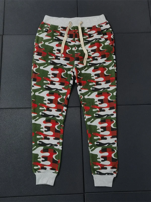 

Утепленные камуфляжные спортивные брюки Thiened Fce Street Sle с эластичным поясом, мужские длинные брюки K845 с высокой талией, большие размеры, хлопок, полиэстер