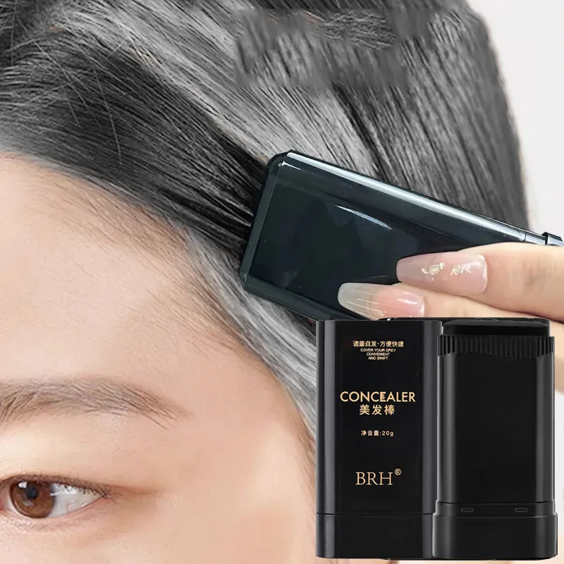 

Одноразовая краска для волос Мгновенное покрытие серого корня Черно-коричневая краска для волос Крем-карандаш Стойкая временная краска для покрытия белых волос Цветная краска