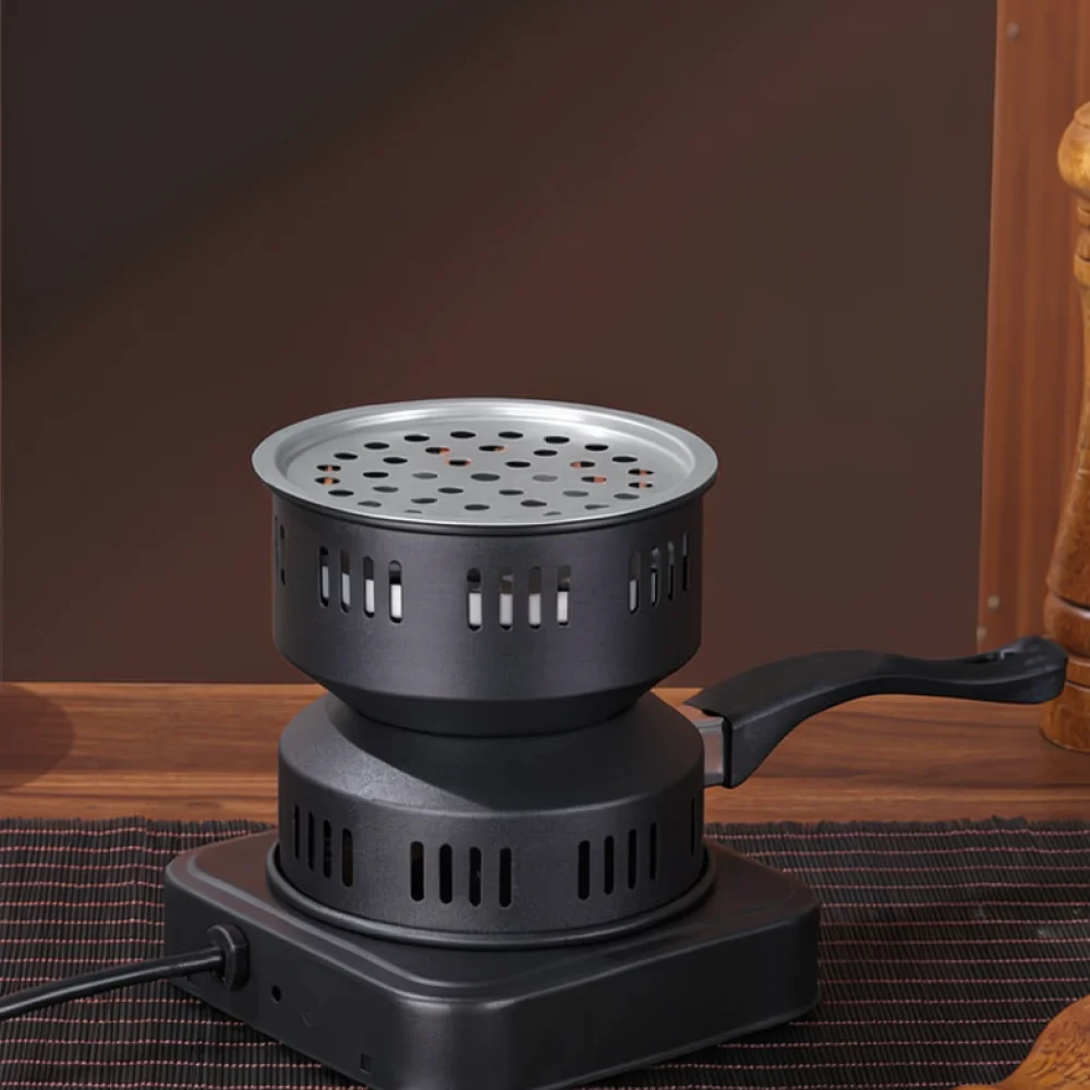 Portable Charcoal Electric Stove For Heating Household Indoor Kitchen Appliance Adjustable Heat Plate