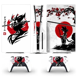 New Anime Ultra Instinct Goku Wukong PS5 Slim Disc Skin Sticker Decal Cover for Console and Controllers PS5 Slim Disk Skin Vinyl