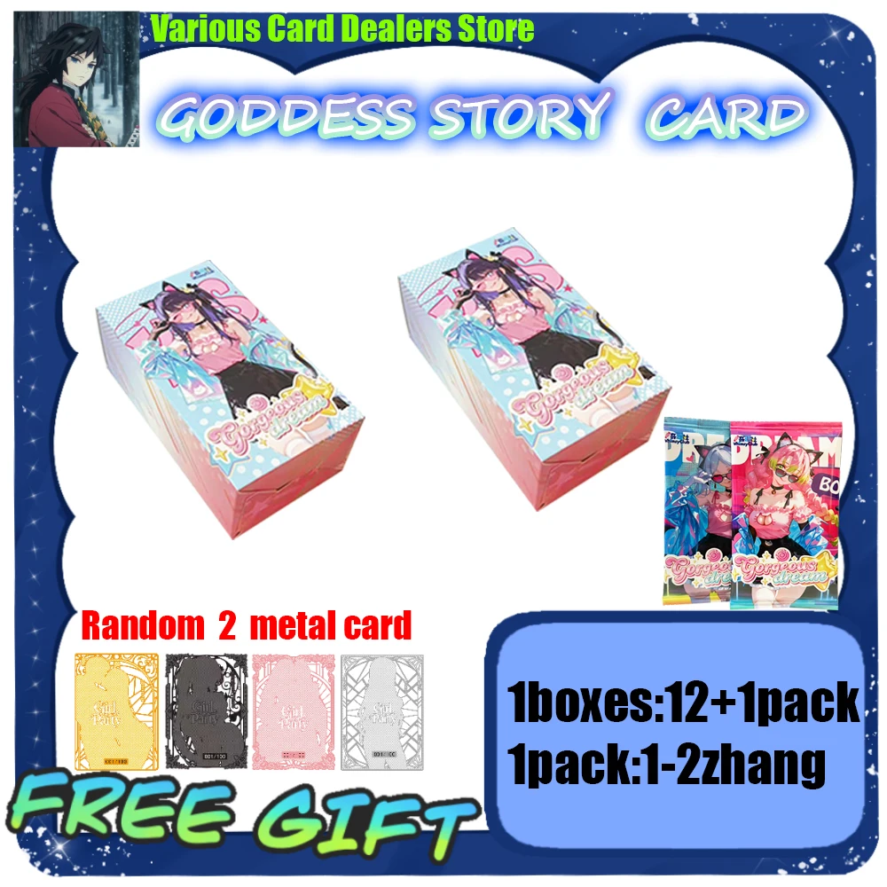 2026 New Goddess Party Cards CCG ACG Toys Waifu Booster Box And Hobby Birthday Gifts