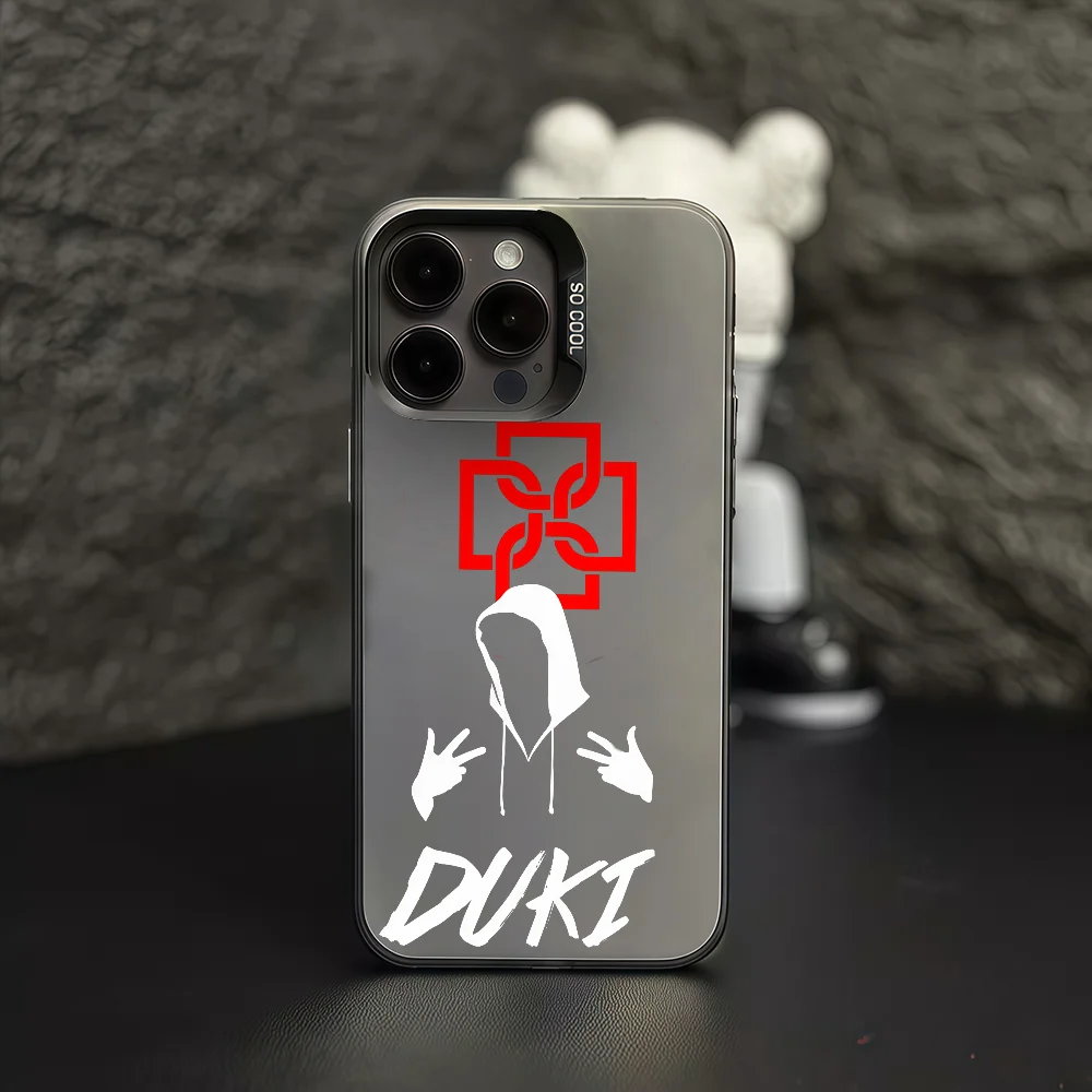 래퍼 두키 아이폰 12 11 13 14 15 16 17 맥스 프로 플러스 미니 보호용 IMD 컬러 케이스