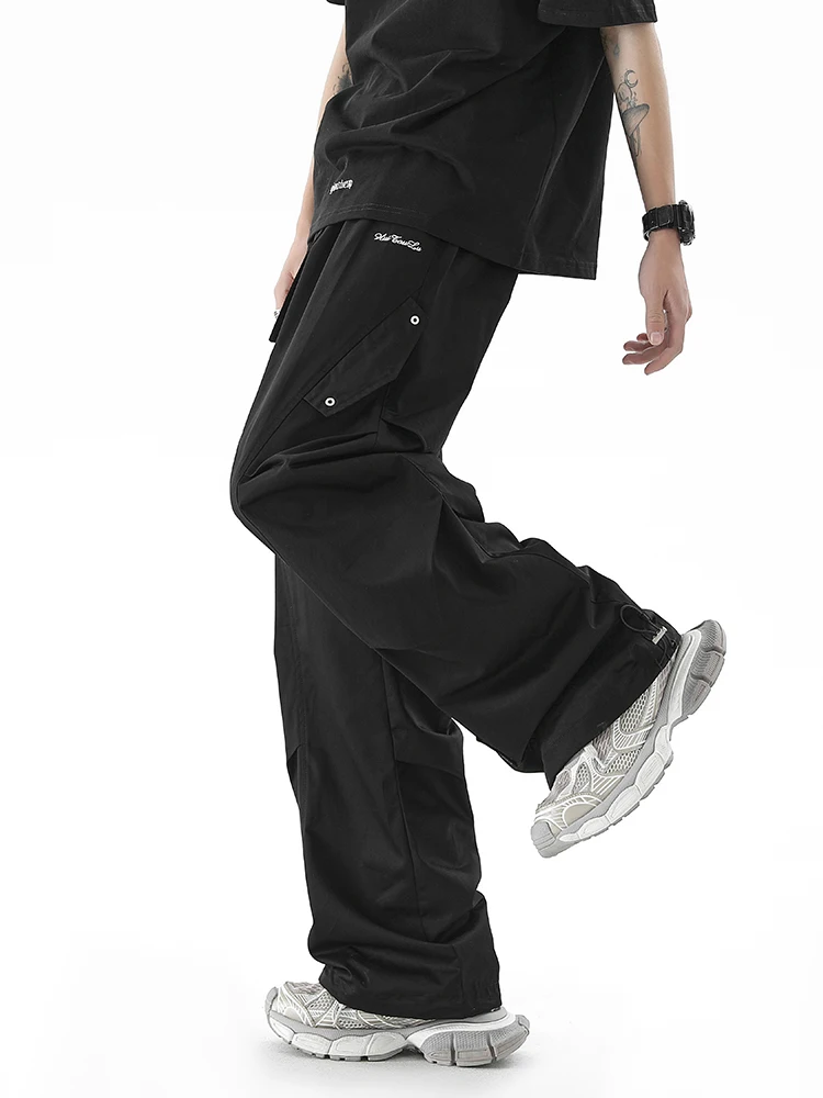 

Американские ретро-брюки в стиле парашютиста, мужские летние тонкие модные прямые свободные повседневные длинные брюки для молодежи Vitali Sle