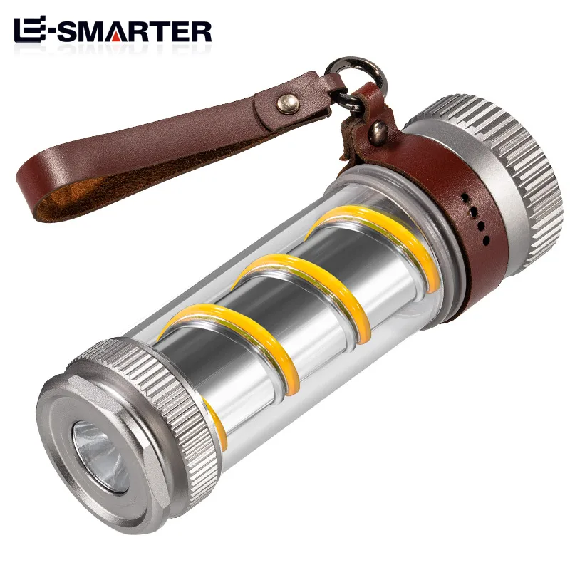 Outdoor Portable Rechargeable Retro Flashlight Lampe De Camping Mini Emergency Multifunctional Lantern Lighting Camping Lamps