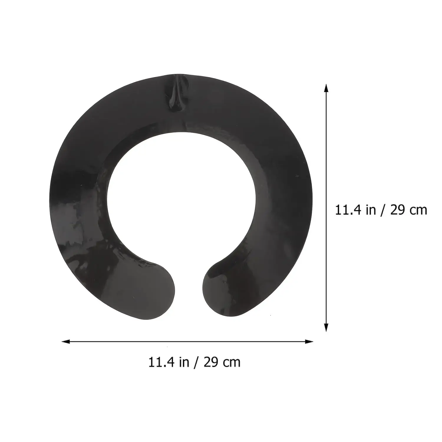 Hair Cutting Collar Silicone Rubber Neck Wrap ,Non-Slip Neck Wrap for Hairdressing,for Haircut Dyeing and Washing Non-stick Neck
