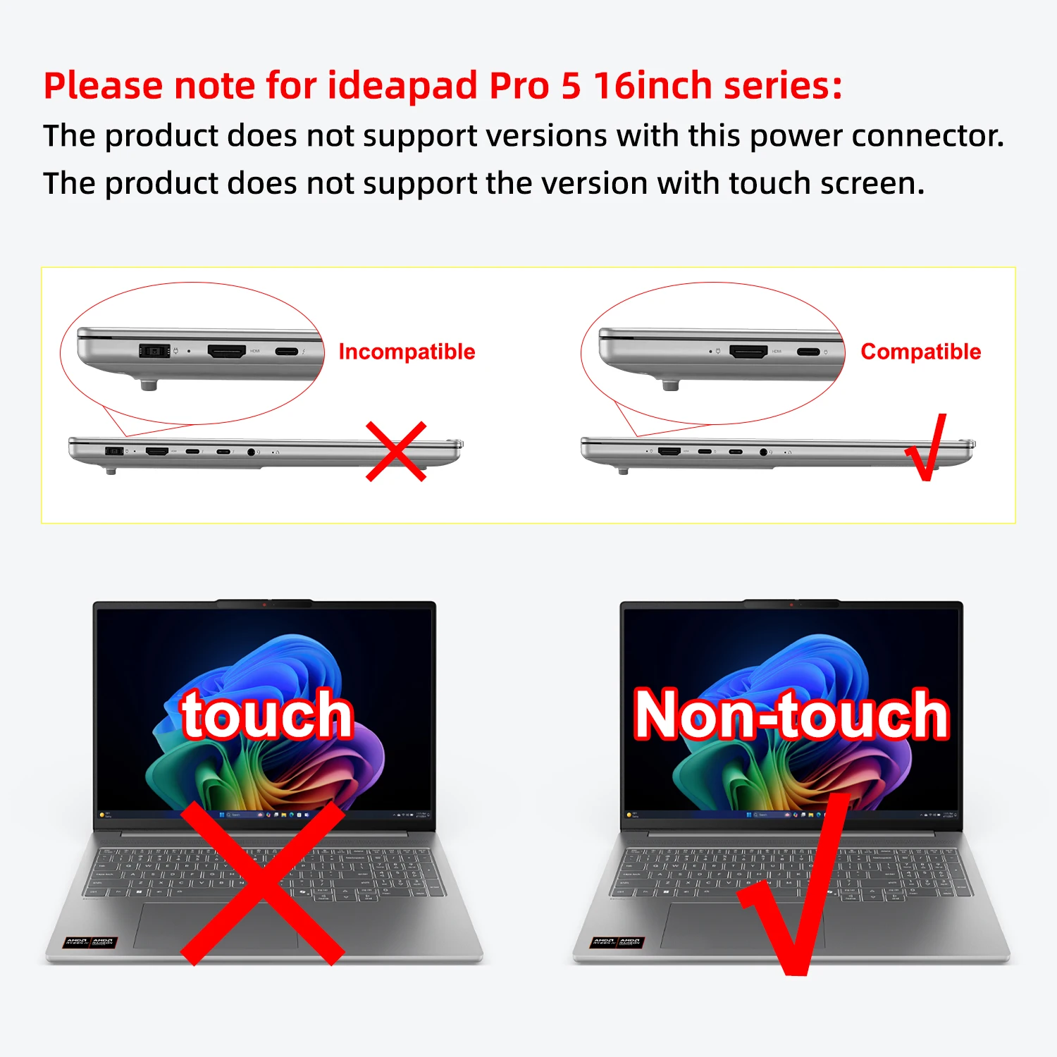Laptop Hard case For 2025 Lenovo IdeaPad Slim 5 & IdeaPad Pro 5 14 / 16 inch Matte Protective shell anti-scratch cover