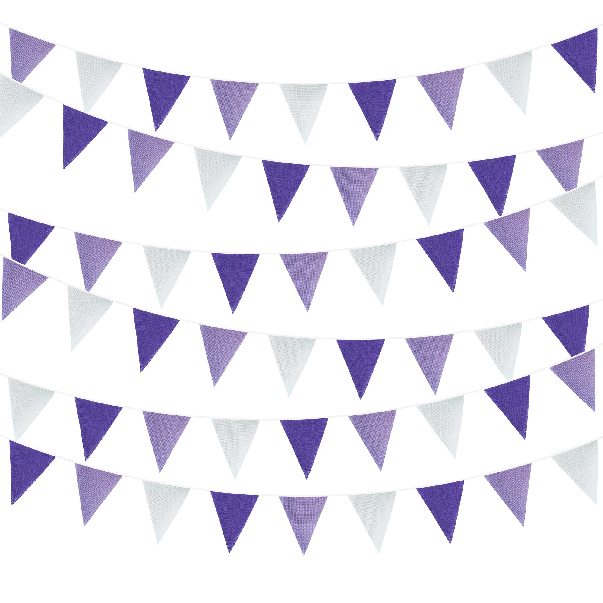 5M 16,4Ft 18 Wimpelketten aus Jute für Hochzeits- und Partydekoration, Vintage-Foto-Requisiten, Banner, Heim-, Babyparty- und Karnevalsgirlande – Detail 13