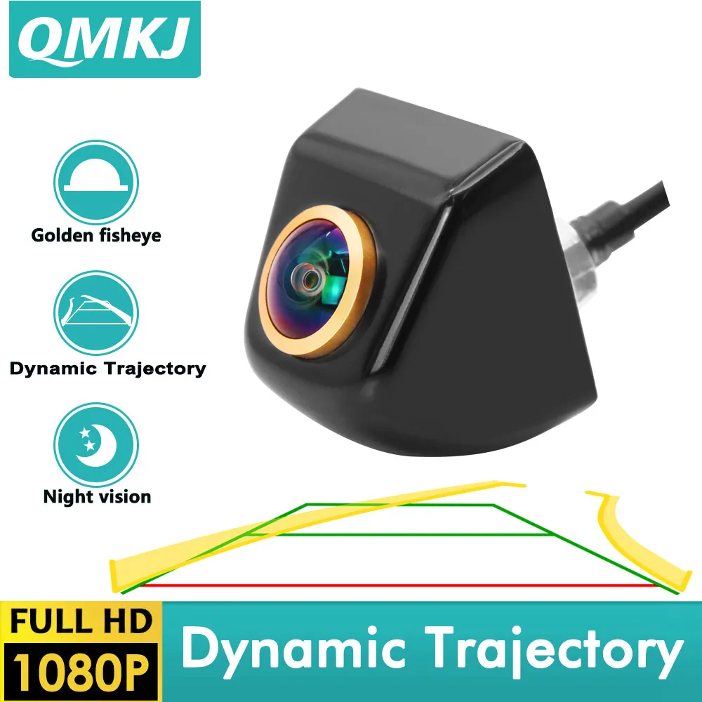 

AHD 1080P Intelligent Dynamic Trajectory Track Rear View Camera Parking Wide Angle Night Vision Metal Body Reverse Backup Camera