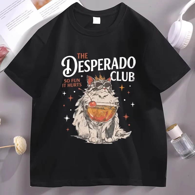 Camiseta aprobada por Princess Donut, camiseta The Desperado Club para hombres y mujeres, camiseta de juego Dungeon Crawler Carl, ropa de calle