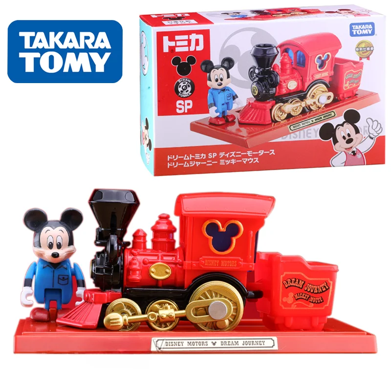 

TAKARA TOMY TOMICA New Disney Limited Collection Dream Journey Mickey Doll Steam Train Diecast Metal Model Car Gift for Children