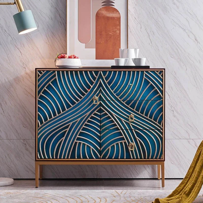 خزانة باب فاخرة خفيفة من JH، قسم متكامل لباب غرفة المعيشة، ديكور من الخشب الصلب الأمريكي h