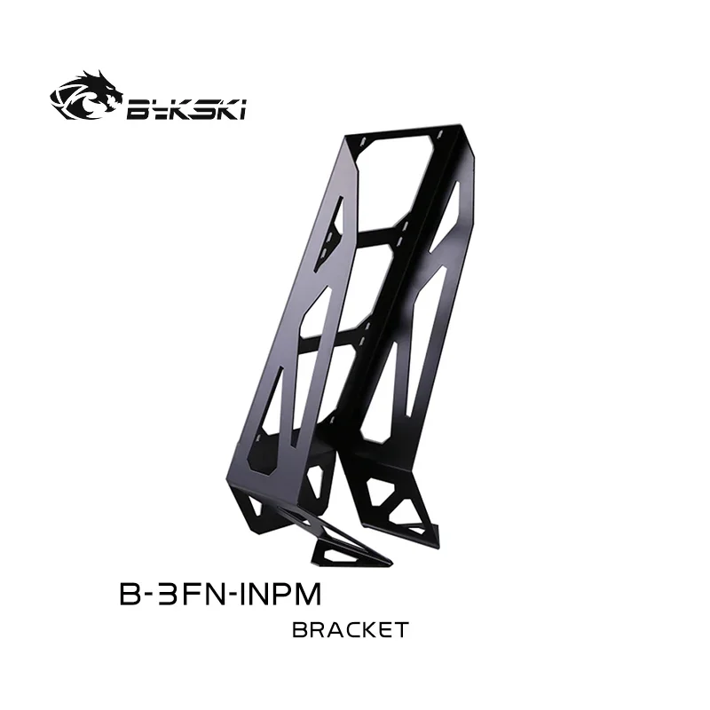 Bykski watercooled external bracket use for 360mm Radiator / 120mm Fan / Reservoir Combo Pump B-3FN-INPM black