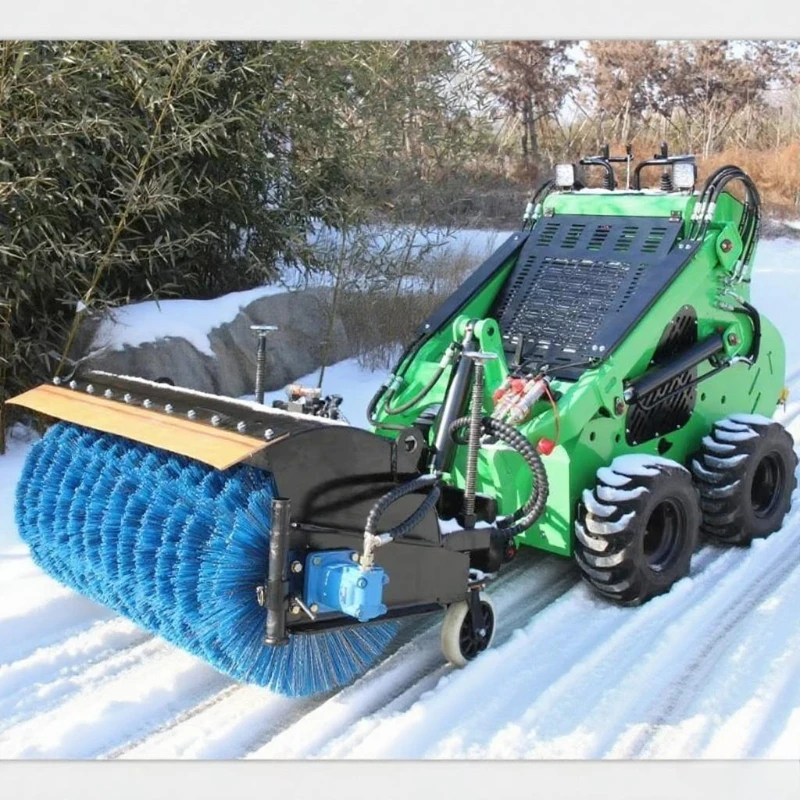 

Factory Price Best Price Snow Sweeper Removal Vehicles Rotary Boom Brush Sweeper Loader Skid Steer Road Snow Sweeper