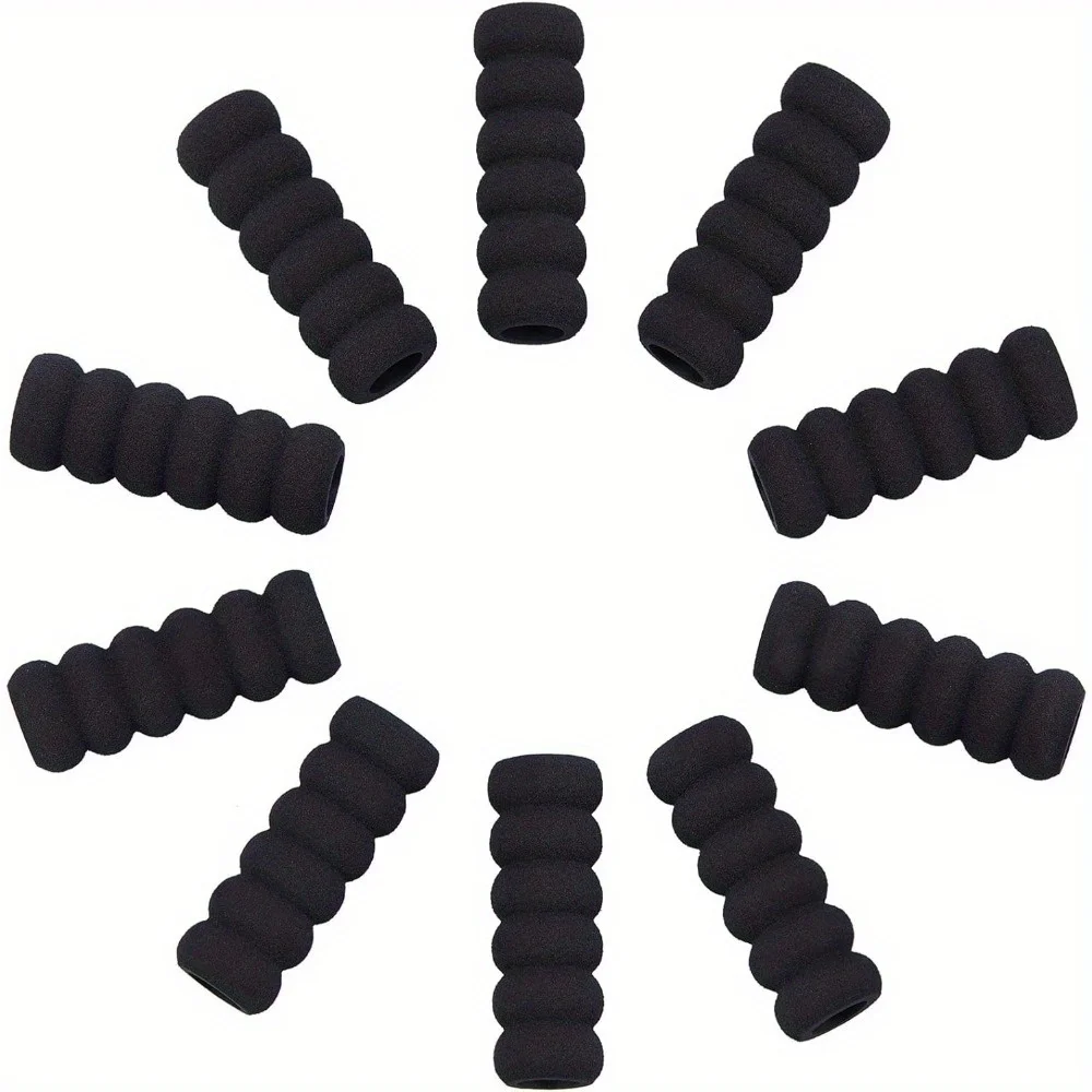 30/60PCS Schaum Bleistift Halter Griffe Schwarz Stift Greifer Bleistift Kissen Stift Halter Schwamm Griffe Malerei Zeichnung für arthritis kits