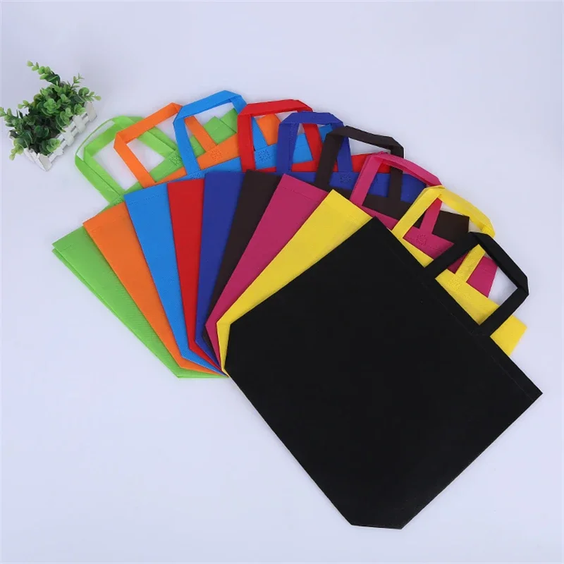 20 Pcs Custom Logo Printed Shopping Bags Personalized Brand Promotion Eco-Friendly Kraft Paper Bags for Business
