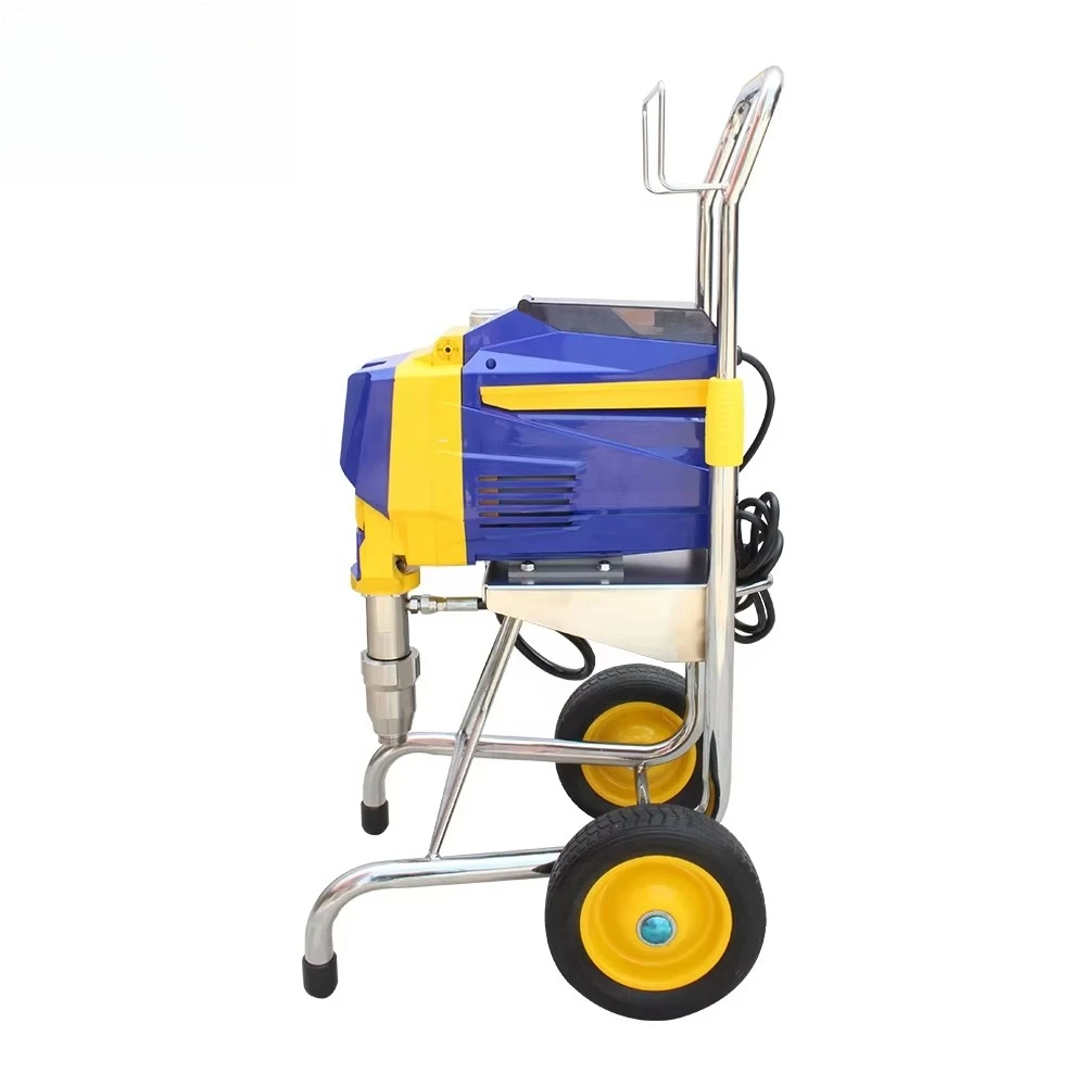 Professional Electric Piston Airless Paint Sprayer Machine with Wheels