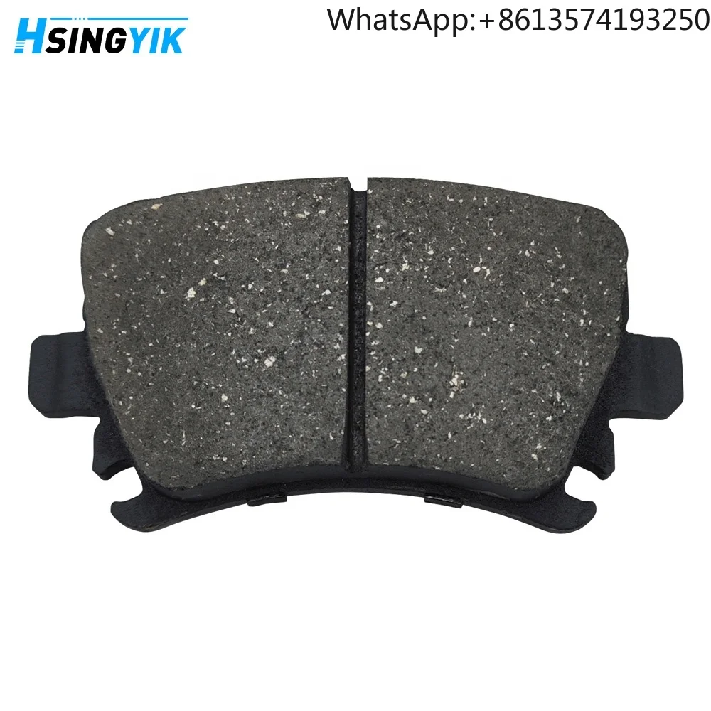 For Braking System Semi Metal Rear Carbon Ceramic Brake Pad Kit for Audi Volkswagen Golf A3 Convertible 4 Avant