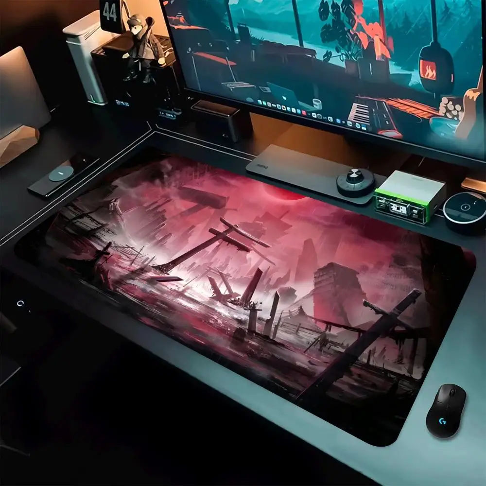 Mouse pad grande para jogos, mouse pad para computador, mesa, chão, teclado de escritório