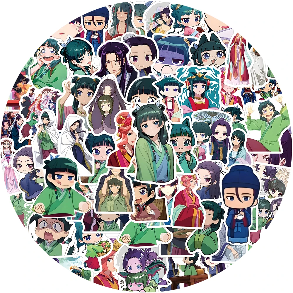 10/30/50/120 Stück Maomao Apothecary Diaries Anime-Aufkleber Jinshi Deko-Sticker für DIY Koffer Helm Handy Auto Cartoon Graffiti Aufkleber