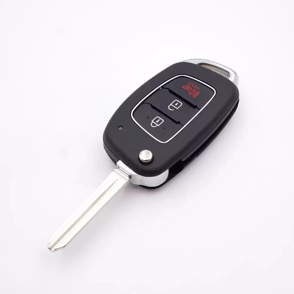 For Hyundai Solaris ix35 ix45 ELANTRA Santa Fe New Verna 3/4 Button Car Key Shell HY20 Remote Key Fob HYN24R Right Side Blade
