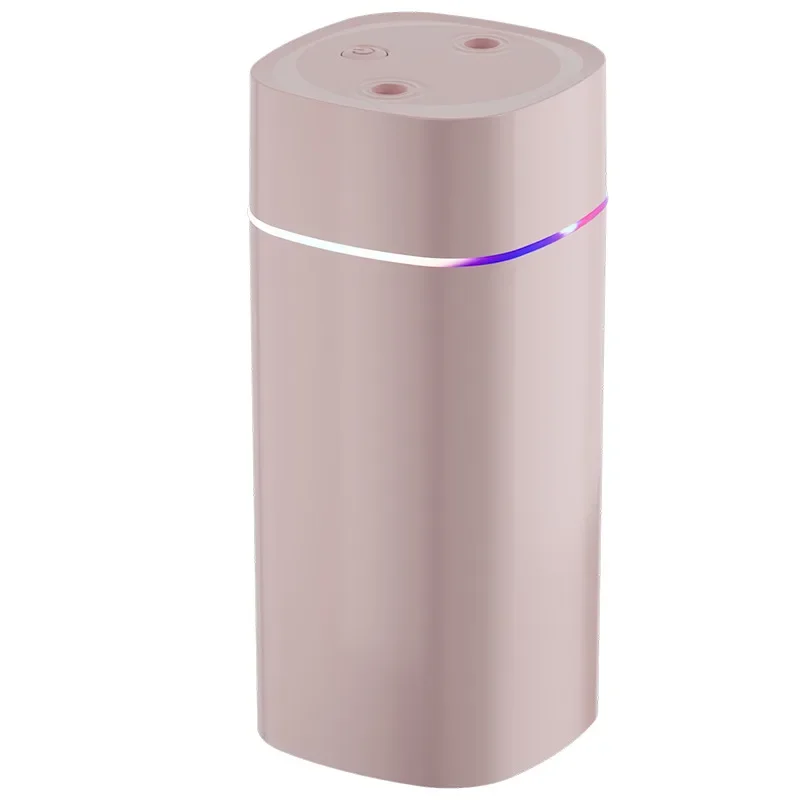 Tragbarer USB-Luftbefeuchter mit Doppelsprühöffnung, 600 ml, Aromatherapie-Öldiffusor, leiser Zerstäuber für Zuhause und Auto, Luftbefeuchter, Nebelmaschine – Detail 11