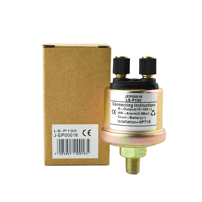 JEP00016 Diesels Engine Oil Pressure Sensor 1/8NPT 0-10bar Generator Parts