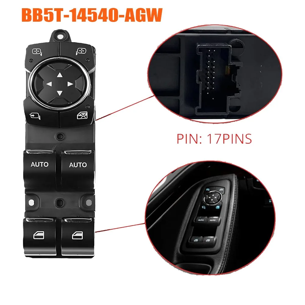 

New Power Master Window Switch For Ford Explorer 2011 2012 2013 2014 2015 Front Left Glass Lifter Control Button Car Accessories