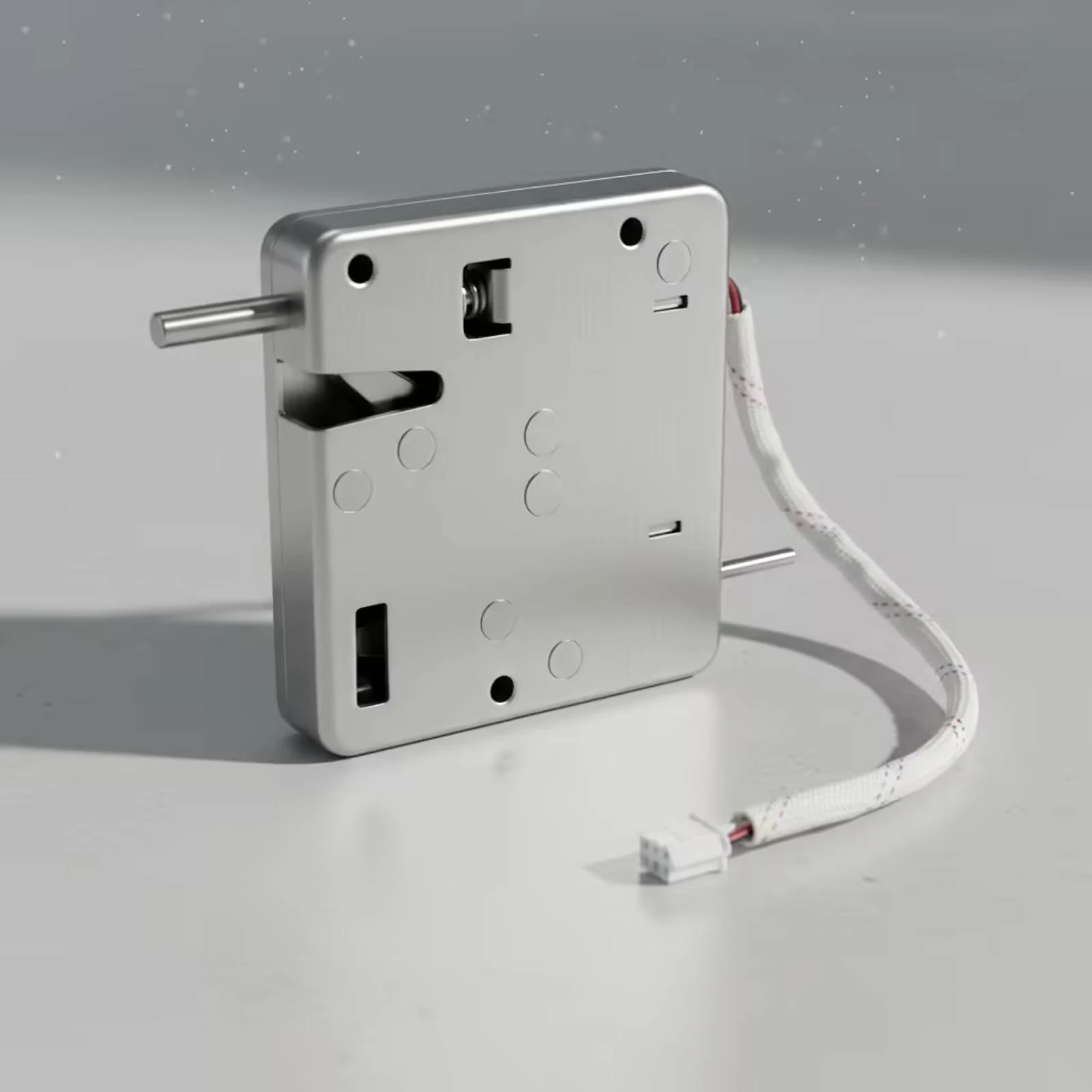 Electric Cabinet Lock with Striker Stainless Steel Electric Cabinet Lock Power-off Locking Compact for Smart Express Lockers