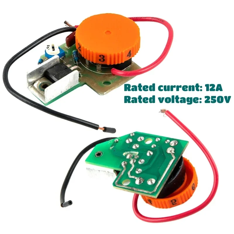 

250V 12A Angle Grinder Switch Speed Controller Knob Switches For Electric Hammer Impact Drill Polishing Machine Power Tool