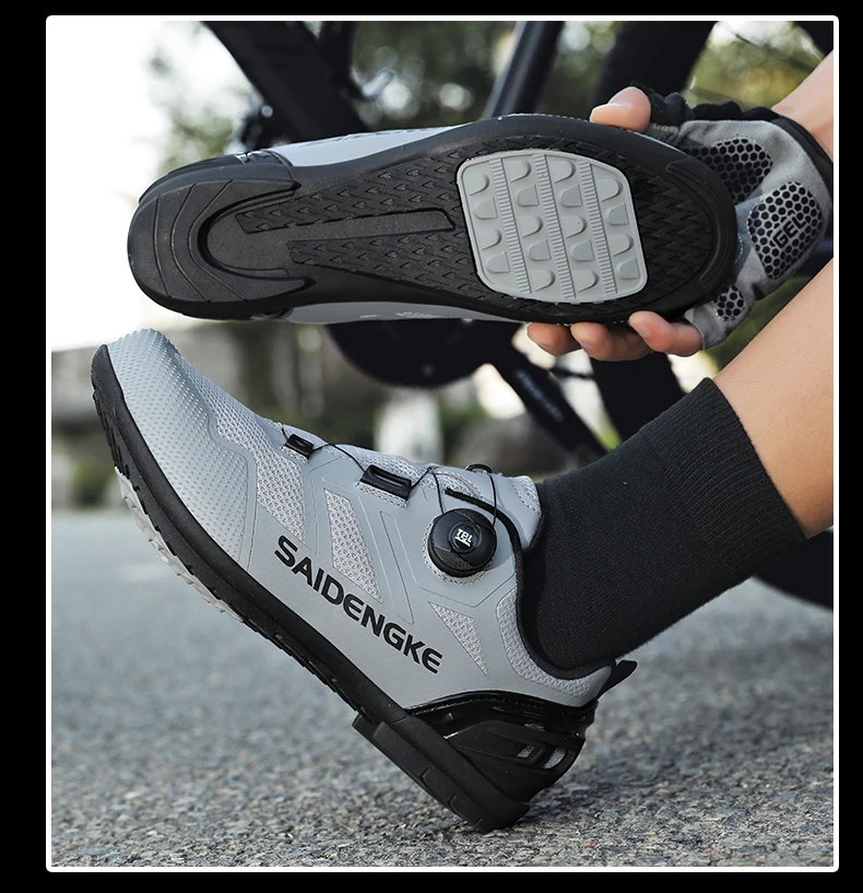 2026 Neue Professionelle Radsportschuhe für Herren und Damen, Mountainbike-Schuhe mit SPD-Klammern, MTB-Fahrradschuhe, Speed-Sneaker für Geländefahrten – Detail 18