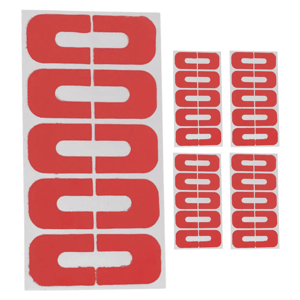 

50pcs Nail Tools Red Peel off Tape Anti Spill Polish Holder Barrier Protector Sticker Cuticle Guard One Time Use Home