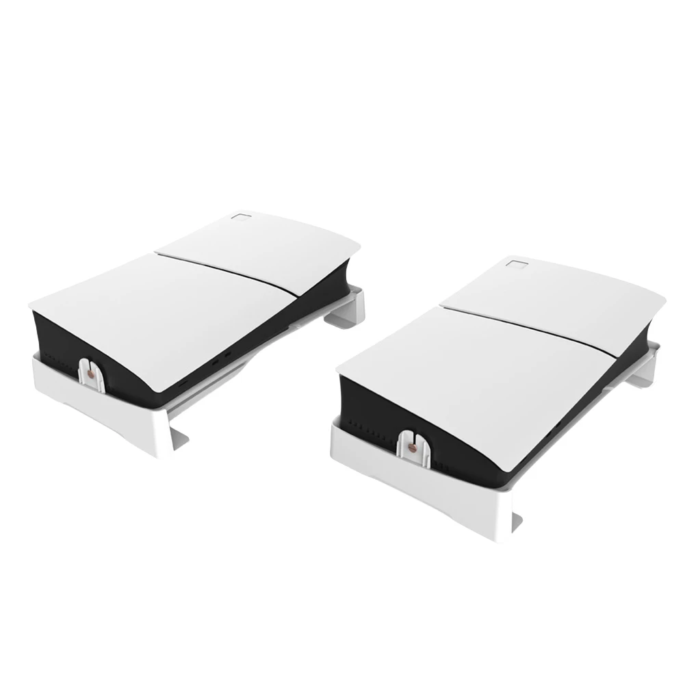 لقاعدة وحدة التحكم النحيفة PS5، حامل عرض ثابت، حامل أفقي، ملحقات توفير المساحة للبلاي ستيشن 5 سليم