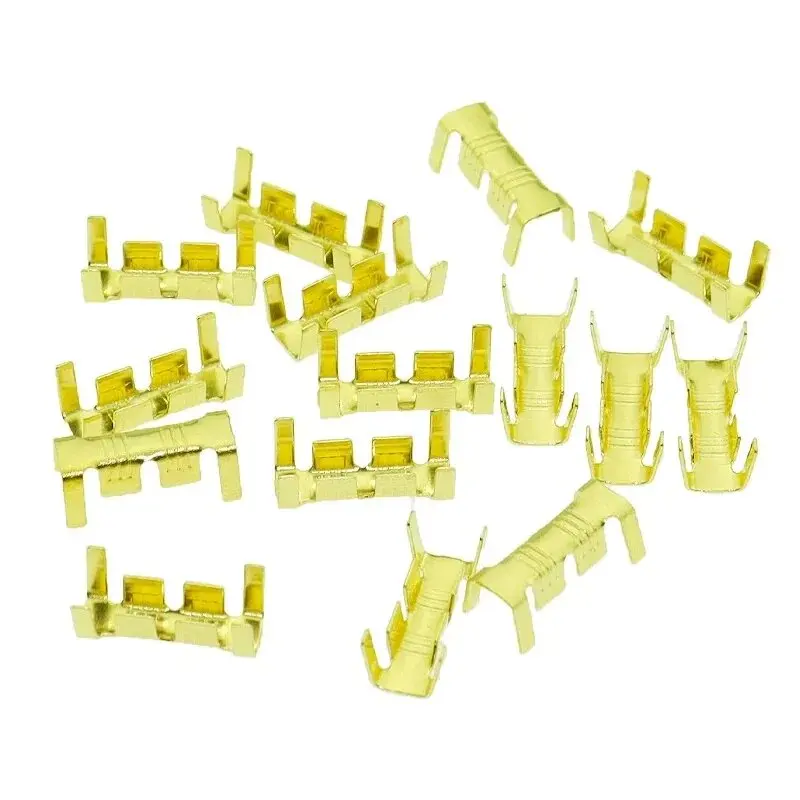 200pcs 453u Type 0.3-1.5mm2 Terminal Connector Dual Interface Terminal Electronic High Precision Yellow Copper image 3