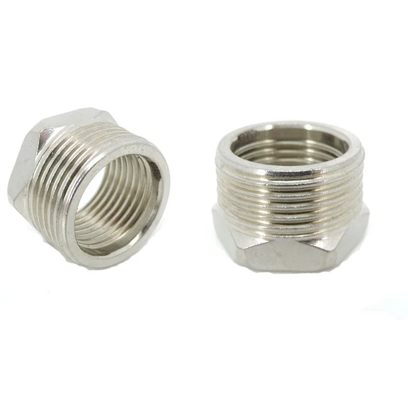 G3/4 "25mm Stecker auf g1/2" 20mm Innengewinde Armaturen Gewinde T-Stück Edelstahl Stoß verbindung Wassers ch lauch anschluss q1