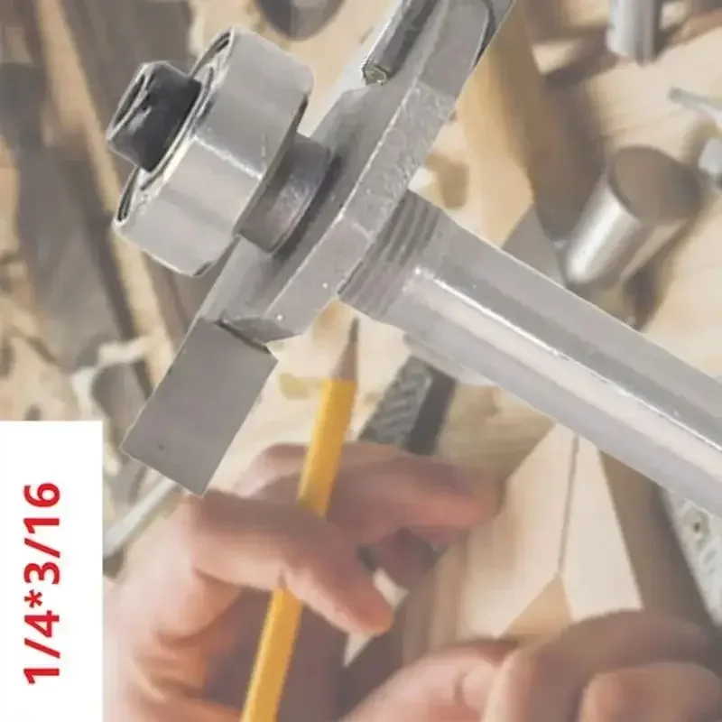 

1/4" Shank Woodworking Cutter 2 Flutes 3/16" Cutting Depth HSS Cutter Grooving T Slot Router Bit High Quality
